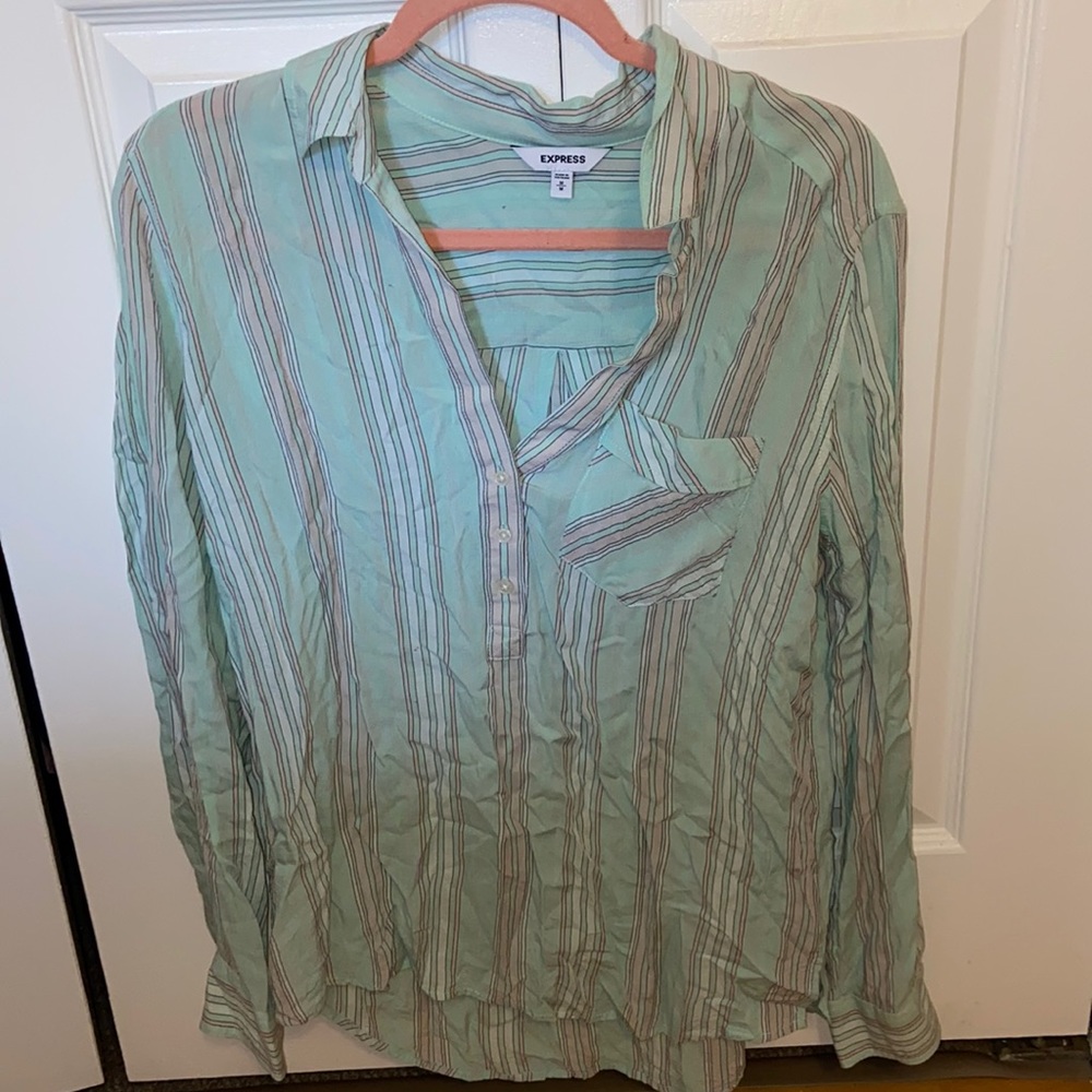 Half button down
